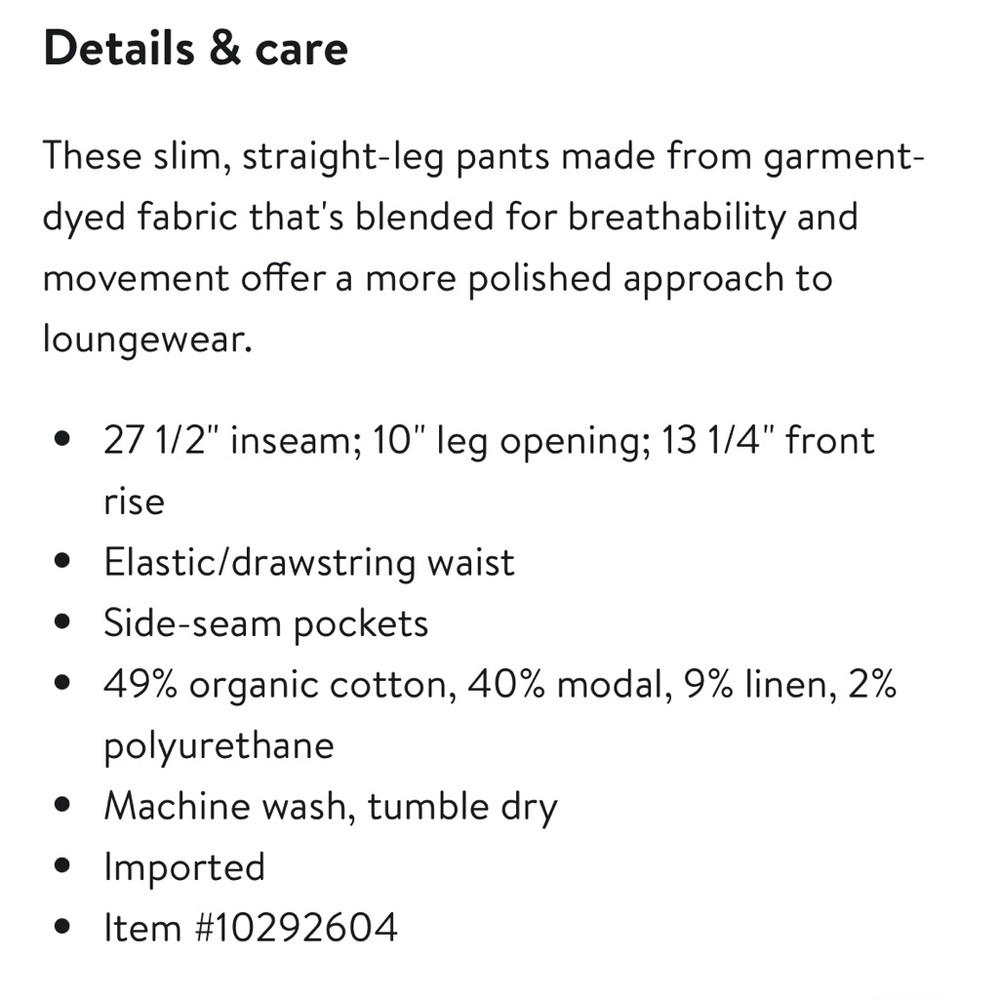 Faherty Essential Drawstring Pants Xxs - image 4